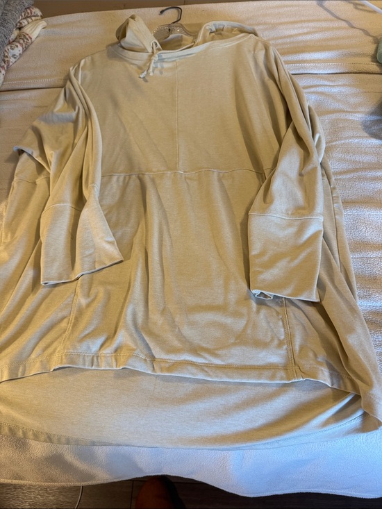 Patagonia Tops - Patagonia Cream Hooded Pullover